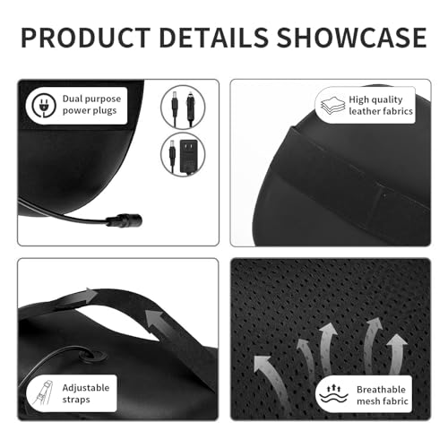 iKristin Back Massager, Shiatsu Neck Massager with Heat, Electric Back Massager for Shoulder, Back, Leg, Deep Tissue Knead...