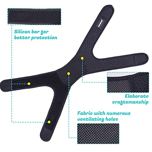 THX4COPPER Compression Dual Adjustable Patella Knee Brace for Pain Relief, Knee Strap Support for Running, Jumper, Gym Exe...