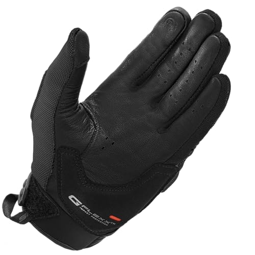SHIMA Sonic Motorcycle Gloves Men Women Textile Leather Short Summer Biker Armoured Protectors Powersports Motorsport