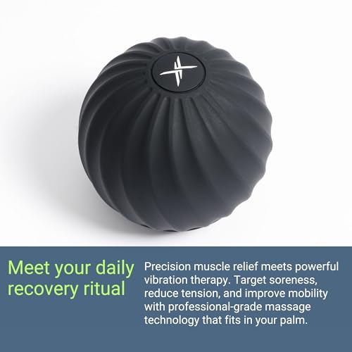 Frost Fit VibePro Pulse - Vibrating Massage Ball Massager - Deep Tissue Therapy Ball with 4 Speeds - Myofascial Release & ...
