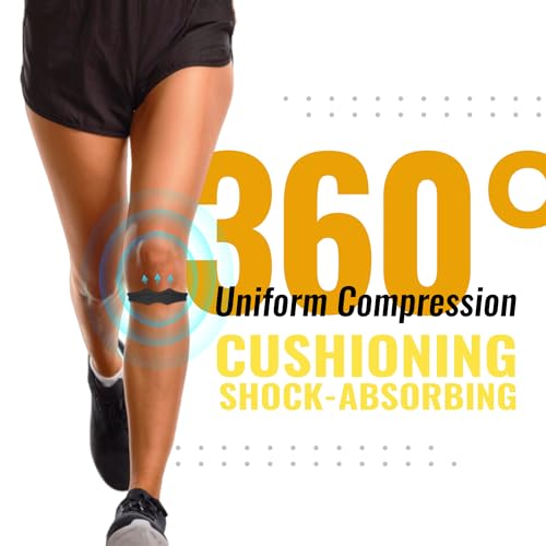 Fit Geno Knee Strap Patella Support: Knee Band for Patellar Tendon Pain Relief - Knee Brace for Tendonitis Jumpers Running...