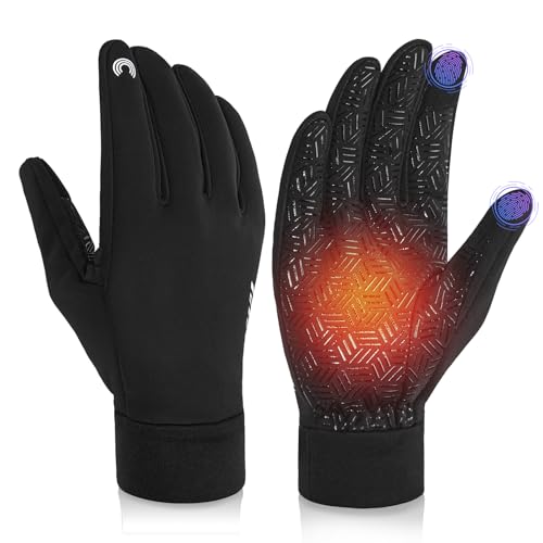 RIGWARL Gloves for Cool&Cold Weather Waterproof, Winter Gloves for Men Women Touch Screen
