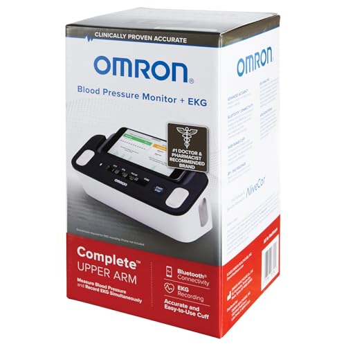 OMRON Complete 2-in-1 Blood Pressure Monitor + EKG for Home Use & Upper Arm Blood Pressure Cuff - #1 Doctor & Pharmacist R...