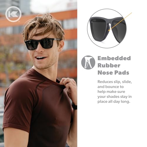 Knockaround Fast Lanes Sport Polarized Lightweight Sunglasses for Men & Women - UV400 Protection - Running