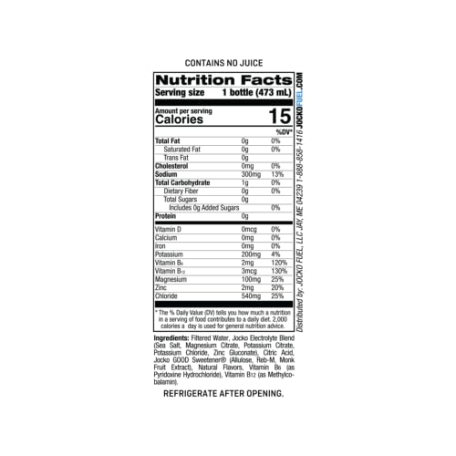 Jocko Fuel Hydrate Electrolyte Drinks - Sports Drink Hydration Amplifier, Thirst Quencher - Scientifically Formulated Elec...
