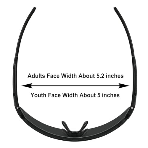 OMEKOL Two Sizes For Adults and Youth Polarized Sunglasses Men Women Outdoor Sport Baseball Glasses UV400 Cycling Eyewear