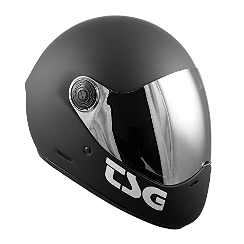 TSG - Pass Pro Full-face Helmet w/Two Visors | Performance Helmet for Downhill Skateboarding, E-Skating, E-Onewheeling, Lo...