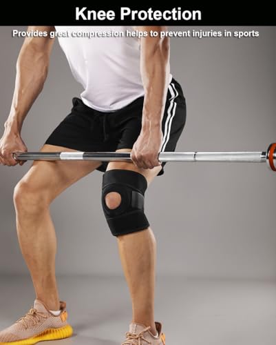 SUJAYU Knee Brace for Women Men with Side Stabilizers, 2 Pack Knee Braces for Knee Pain ACL MCL Arthritis Joint Pain Relie...