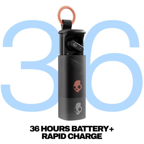 Skullcandy Dime Evo Wireless Earbuds, Bluetooth Headphones, Noise Isolating Fit, Up to 36 Hours Battery, Microphone for iP...