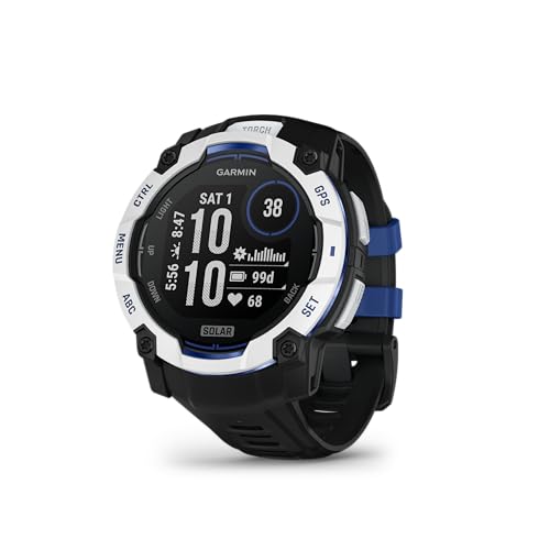 Garmin Instinct® 3 – 50 mm, Solar, Rugged Outdoor GPS Smartwatch, Built-in Flashlight, Supernova Collection Limited Editio...