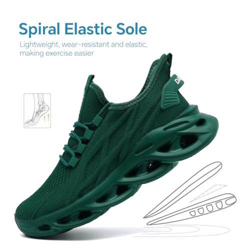XKOWUO Workout Shoes for Women - Slip-On Tennis & Running Sneakers Lightweight Breathable Non-Slip Gym Training Shoes