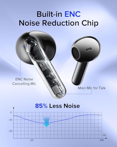 Aiearbu Wireless Earbuds, Bluetooth 5.3 Headphones, 48H LED Display Ear Buds, Bluetooth Earbuds with Noise Cancelling Mic,...