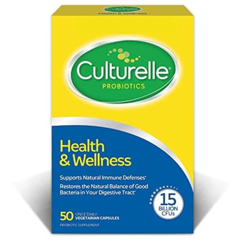 Culturelle Health & Wellness Daily Probiotic Supplement For Men & Women, Helps Support Your Immune System, Occasional Diar...