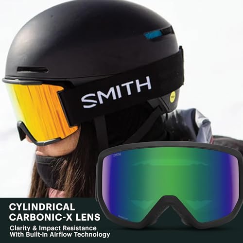 SMITH Transfer Snow Goggles – Performance Ski & Snowboard Goggles with Cylindrical Lens – For Men & Women