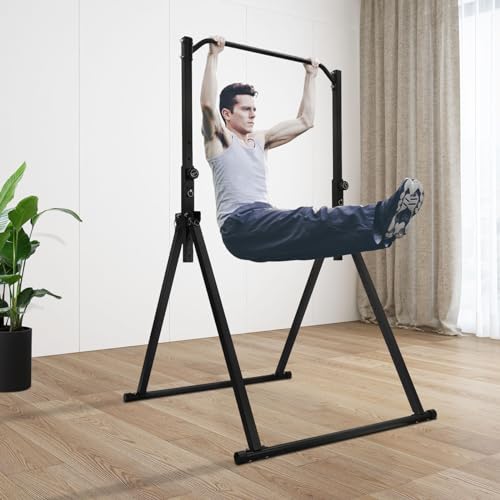 Free Standing Pull Up Bar, Foldable Pullup Bar Power Tower, Adjustable Height Pull Up Workout Station For Home Gym, 440 Lb...