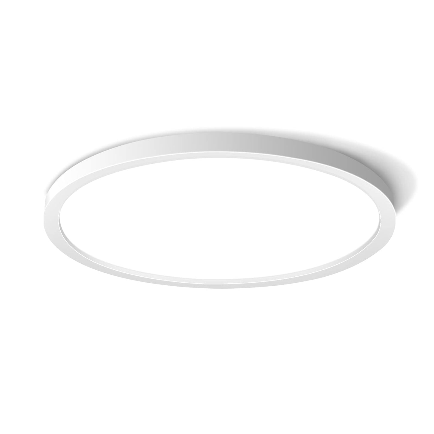 Inshareplus 9 Led Flush Mount Ceiling Light, 5000K Daylight White, 18W Modern Fixture For Bathroom, Kitchen, Living Room, Hallway