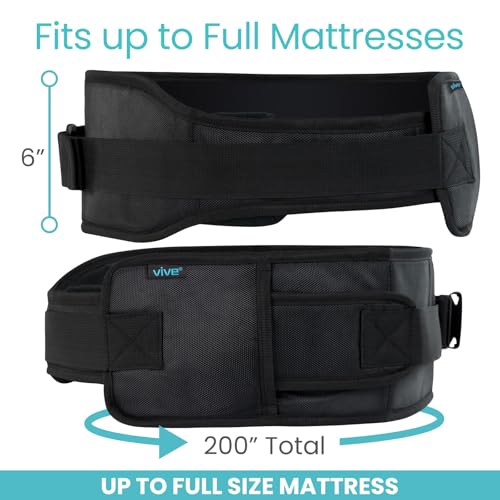 Vive Bed Restraints for Elderly Dementia Patients - Safety Belt for Wheelchair &Bed - Fall Prevention Device for Seniors -...