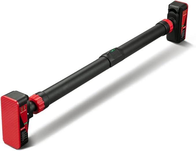 Adjustable Pull Up Bar for Doorway - Upper Body Workout Training Bar with Locking Mechanism, No Screw Installation, Portab...