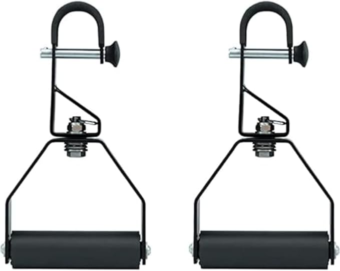 Yes4All Rotating Pull Up Handles for Pull Up Bar/Pull Up Grips/Barbell handles with Non-Slip & Foam Pad Grips - Twist Moti...