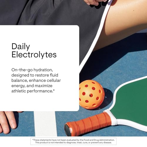 THORNE - Daily Electrolytes - Zero Sugar & Low-Calorie Electrolyte Powder Drink Mix - Flavors Derived from Natural Sources...