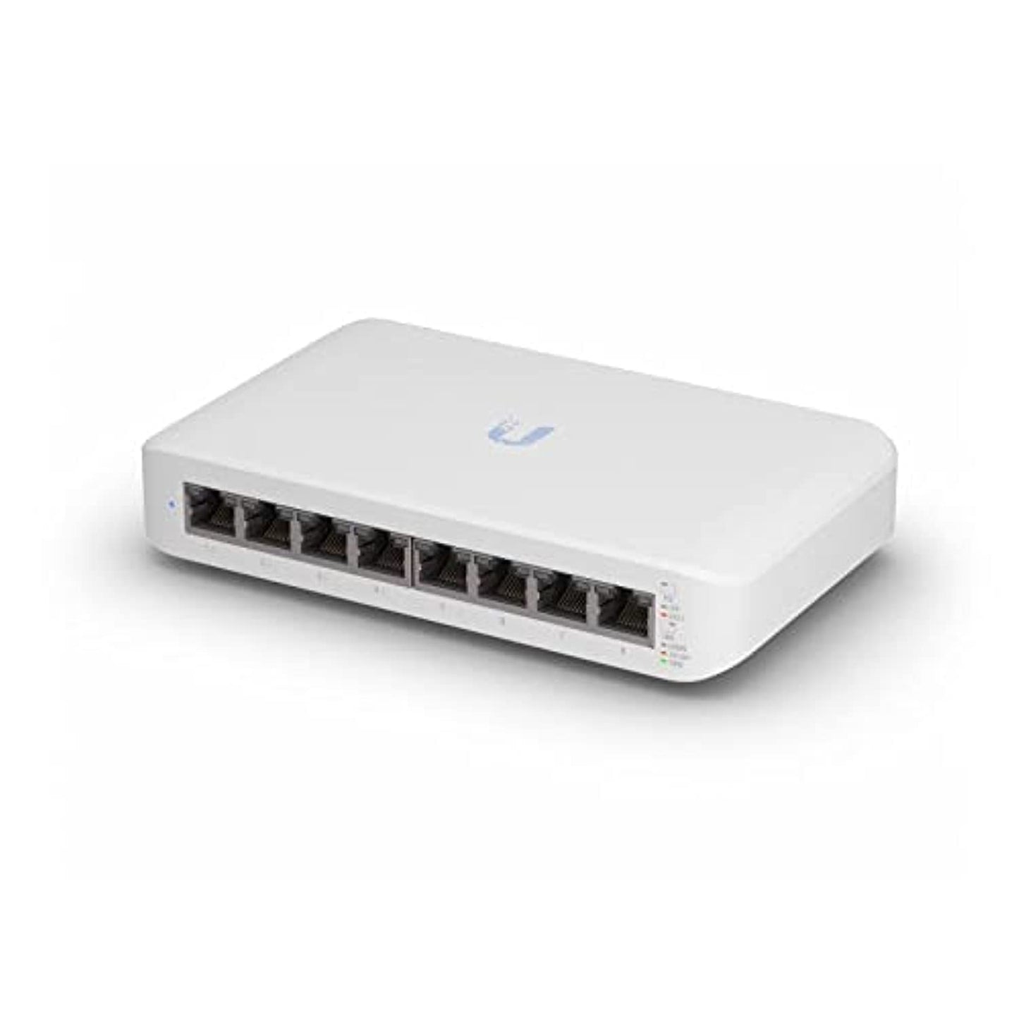 Ubiquiti Unifi Switch Lite 8 Poe | 8-Port Gigabit Switch With 4 Poe+ 802.3At Ports (Usw-Lite-8-Poe),White