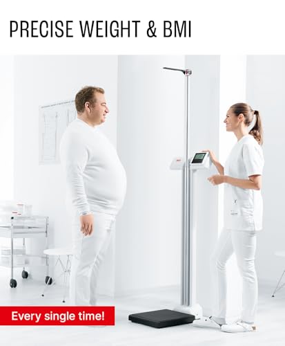 Seca 777 Medical Scale – Professional Physician Scale - Accurate Weight with Consistent Results and BMI - Eye Level Height...