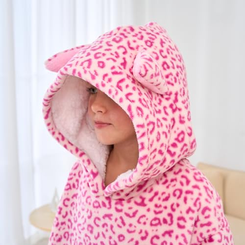 Unicorn Wearable Blanket Hoodie for Girls Unicorn Oversized Hoodie for Kids
