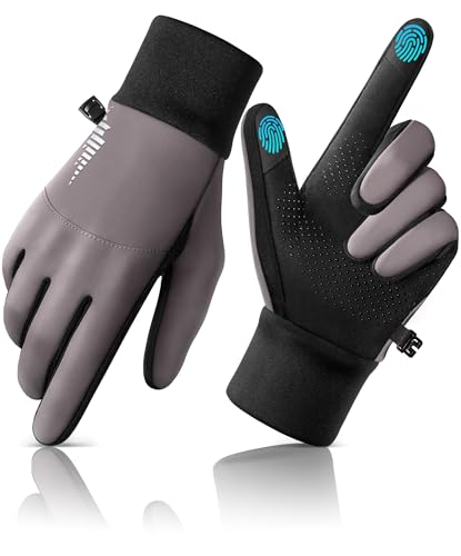 rivmount Water-Resistant Winter Gloves Touch Screen, Women Men Thermal Warm Gloves Suit for Cold Weather Running, Cycling,...