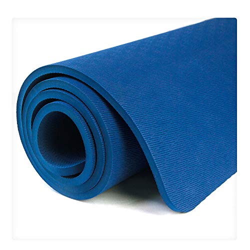 Hatha Yoga Extra Thick TPE Yoga Mat - 72"x 32" Thickness 1/2 Inch -Eco Friendly SGS Certified - With High Density Anti-Tea...