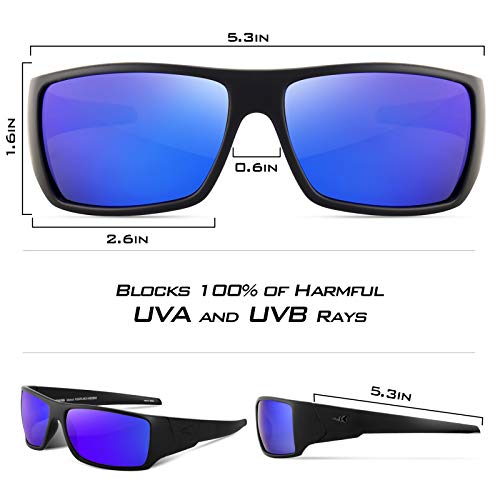 KastKing Iditarod Polarized Sport Sunglasses,PuriVex Protective Lens Coating Fishing Sunglasses For Driving Cycling Running