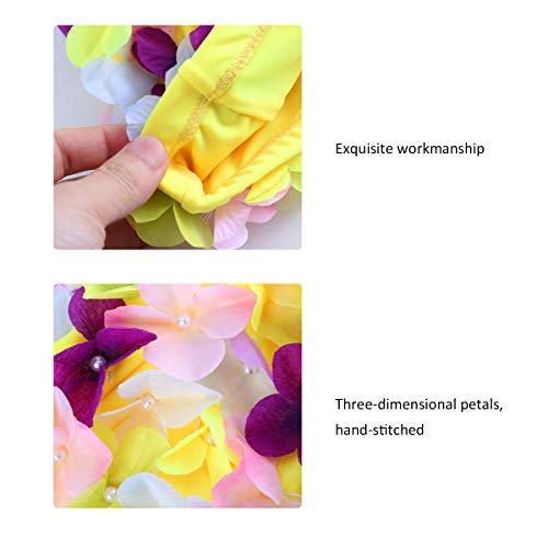 WINOMO Fashionable Swim Cap Floral Petal Stylish Swimming Hat Bathing Caps Size L for Women