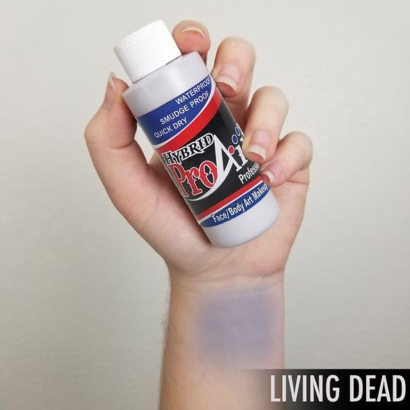 ProAiir Face and Body Painting Makeup - 2oz (60ml) Living Dead