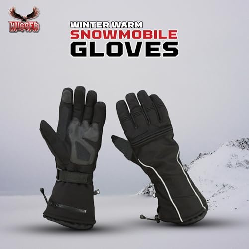Hugger Winter Gloves for Men Women Waterproof Insulated Thermal Ski Snow Gloves with Touchscreen, Warm Cold Weather Gloves...