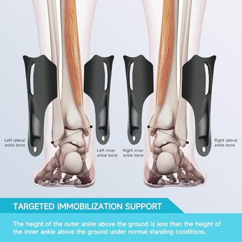 Hocafer Right Ankle Brace for Women & Men - Ankle Support Sprained Ankle Brace for Achilles,Tendon,Sprain,Injury Recovery,...