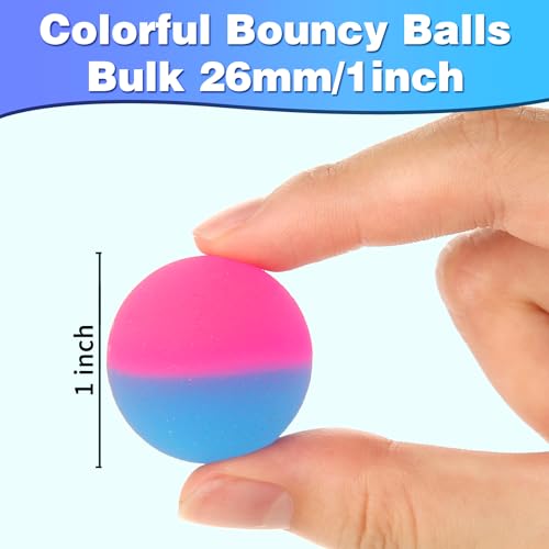 JYXT 24pcs Bouncy Balls for Kids Treasure Box Toys for Classroom Party Favors for Toddlers Kids 3-5 4-8 8-12 Birthday Chri...