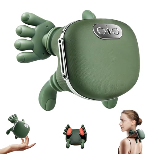 Genesandro Neck and Shoulder Massager for Pain Relief Deep Tissue, Bionic Electric Back Massage Tools, Cordless Trap Massa...