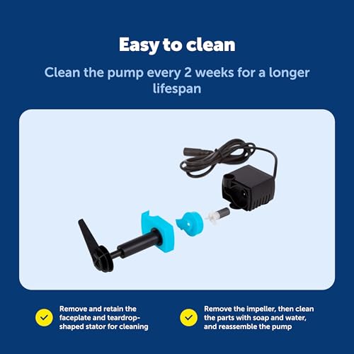 PetSafe Drinkwell Platinum Replacement Pump - Reliable OEM Replacement - Drinkwell Platinum Pet Water Fountain Accessory -...