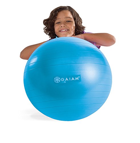 Gaiam Kids Balance Ball - Exercise Stability Yoga Ball, Kids Alternative Flexible Seating for Active Children in Home or C...