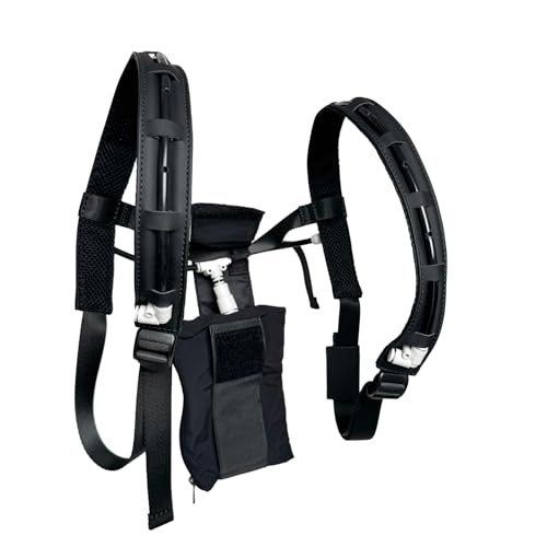 PMI Smoke Vest Harness for SmokeNINJA Pro/SmokeNINJA/SmokeGENIE – Wearable Fog Effect Accessory with Tubing, Heat-Resistan...