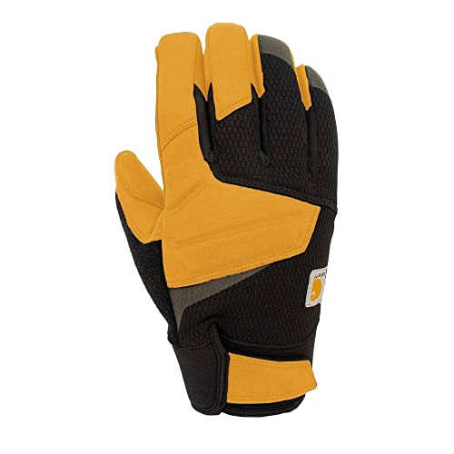 Carhartt Men's GL0783M Wind Fighter Insulated Synthetic Leather Secure Cuff Glo