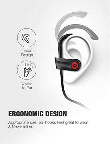 Otium Bluetooth Earbuds Wireless Headphones Bluetooth Headphones, Sports Earbuds, IPX7 Waterproof Stereo Earphones for Gym...