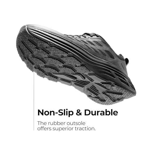 NORTIV 8 Men's Walking Running Tennis Cushioning Shoes ActiveFloat Non Slip Athletic Gym Workout Jogging Comfortable Sneakers
