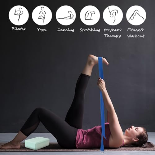Outus 20 Pcs Yoga Blocks Bulk 9 x 6 x 3 Inch High Density Bricks to Improve Strength Flexibility Balance Soft Non Slip Gym...