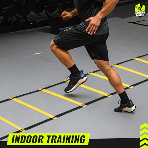 Teenitor Agility Ladder Speed Ladder Training Ladder for Soccer, Speed, Football Fitness Feet Training Carry Bag Agility T...