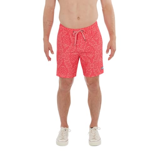 SAXX Underwear Co. Men's Oh Buoy 2N1 Volley 7" Stretch Lined Swim Trunk