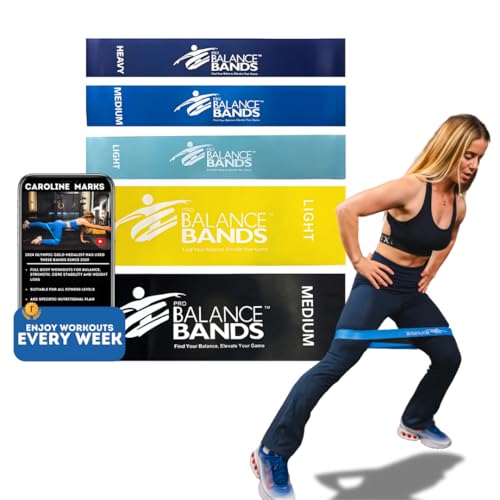 Full Body Resistance Bands for Home Workouts & Strength Training – Loop & Stretch Bands for Muscle, Mobility, Rehab & Trav...
