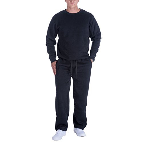 Facitisu Mens Active Fleece Athletic Sweatpant Basic Running Drawstring Workout Sweat Pants