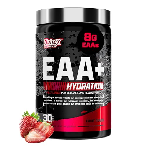 Nutrex Research EAA Hydration | EAAs + BCAA Powder | Muscle Recovery, Strength, Muscle Building, Endurance | 8G Essential ...