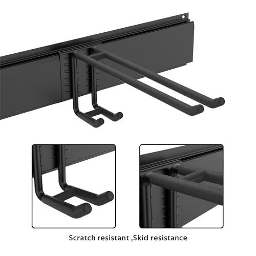 Ultrawall Ski Rack, Wall Mounted Ski Storage for Garage Storage Organizer System, 10 Pairs of Skis Holder for Home Shed, H...