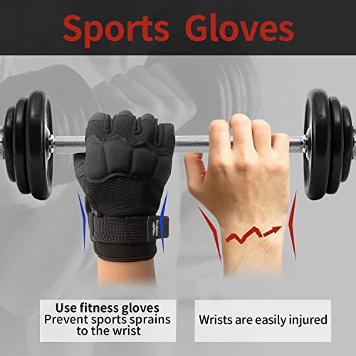 FIORETTO Fingerless Gloves, Half Finger Gloves for Driving, Cycling, Shooting, Hunting, Motorcycle, Climbing, Outdoor Work...